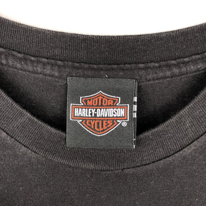 Harley-Davidson Motorcycle Bike T-shirt, Men's XL size cotton black type Vintage Second Hand