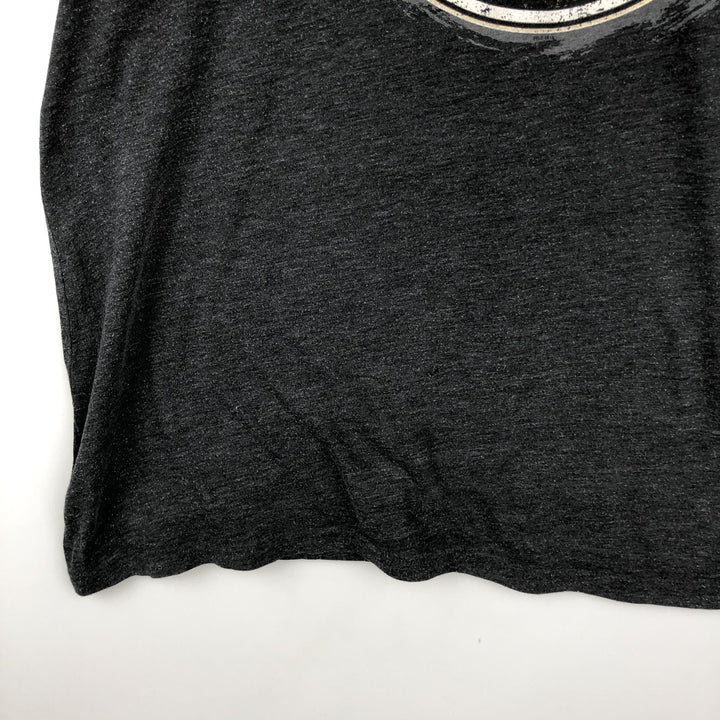 Harley-Davidson Skull Pattern Motorcycle Bike T-shirt Men's XL cotton Charcoal Vintage Second Hand