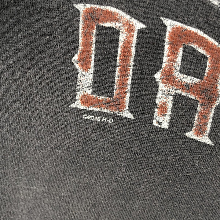 Harley-Davidson Motorcycle Bike T-shirt, Men's XL size unclear Charcoal Vintage Second Hand