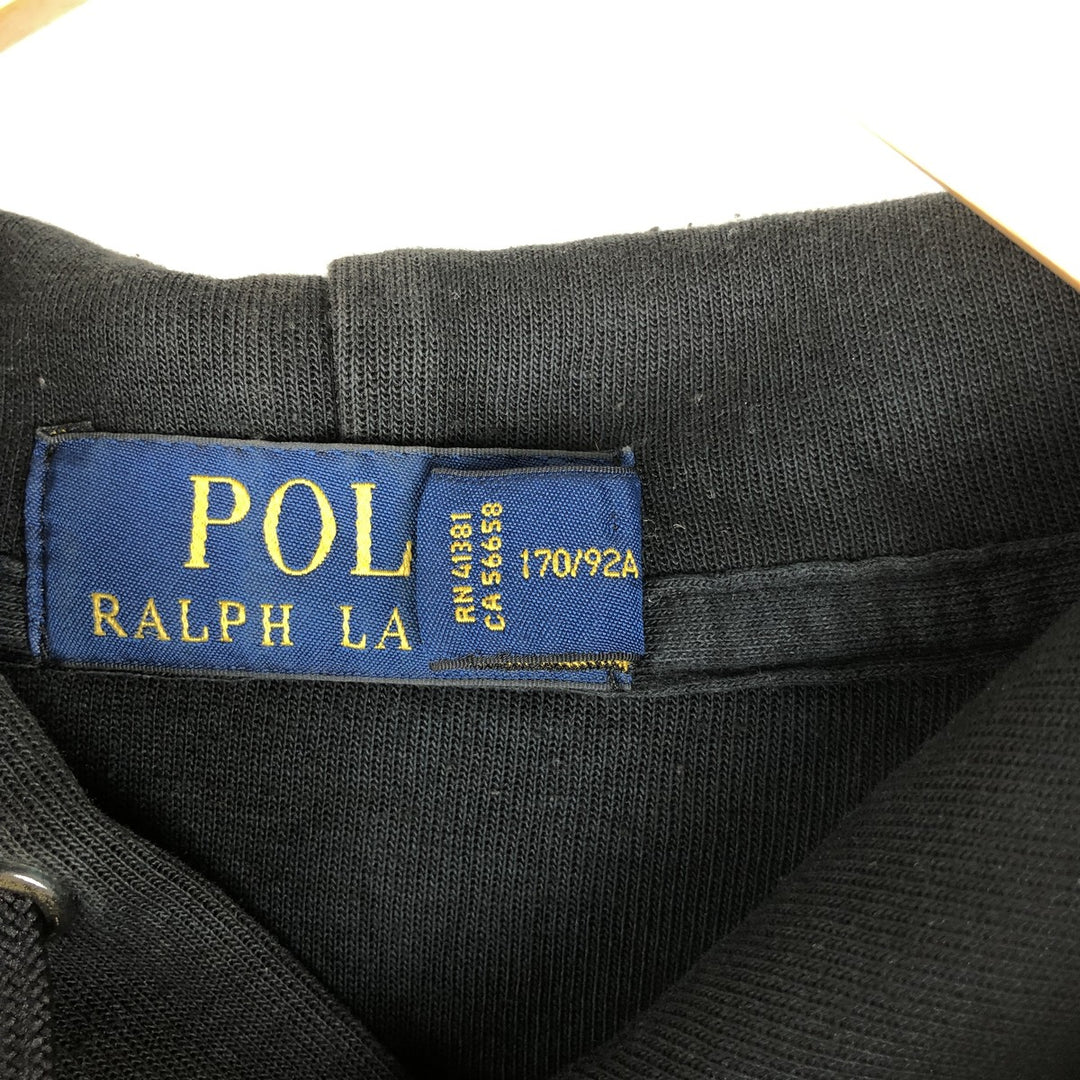 Ralph Lauren POLO RALPH LAUREN Sweatshirt Pullover Hoodie Men's S Size polyester black type Vintage Second Hand