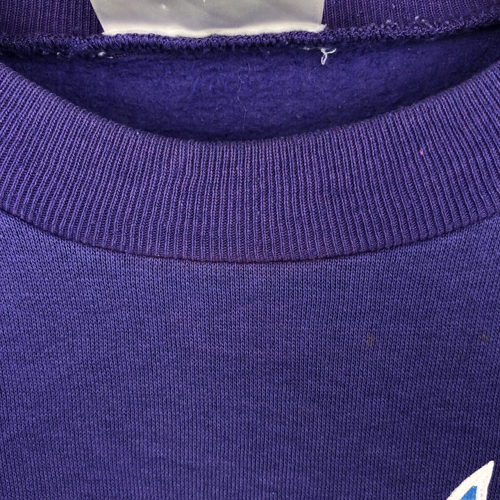 Vintage 80s-90'S Adidas Trefoil Logo Sweatshirt, Men's Size Medium polyester purple type Vintage Second Hand