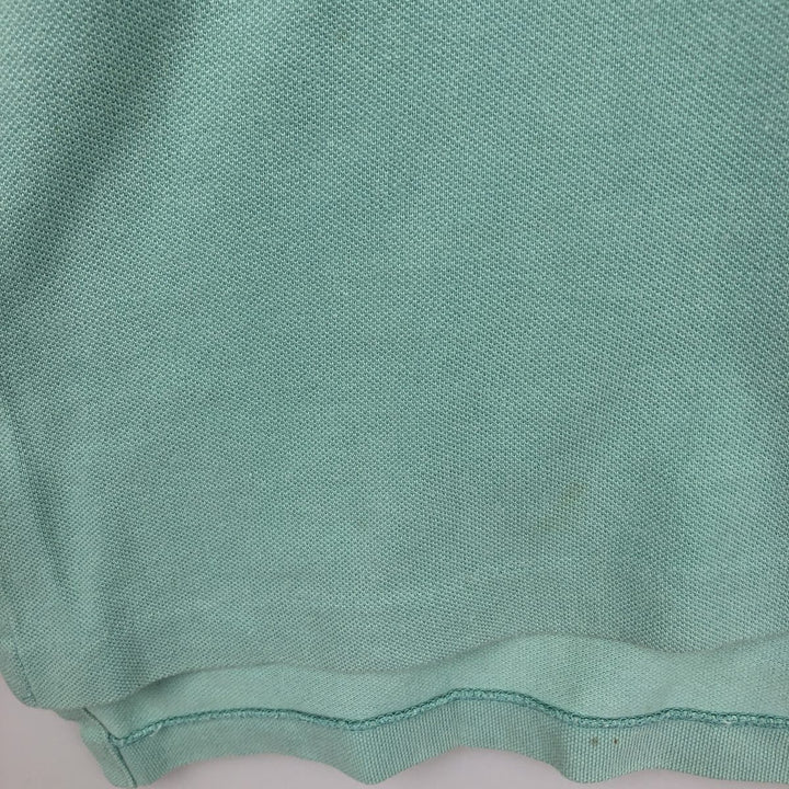 Ralph Lauren POLO by Ralph Lauren long sleeve polo shirt, men's size XXL cotton Emerald green Vintage Second Hand