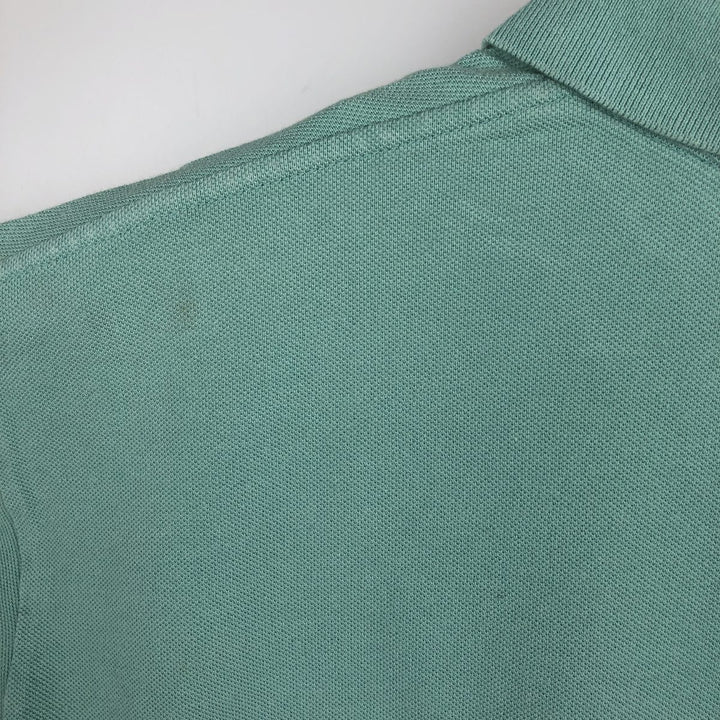 Ralph Lauren POLO by Ralph Lauren long sleeve polo shirt, men's size XXL cotton Emerald green Vintage Second Hand