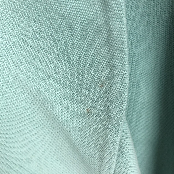 Ralph Lauren POLO by Ralph Lauren long sleeve polo shirt, men's size XXL cotton Emerald green Vintage Second Hand