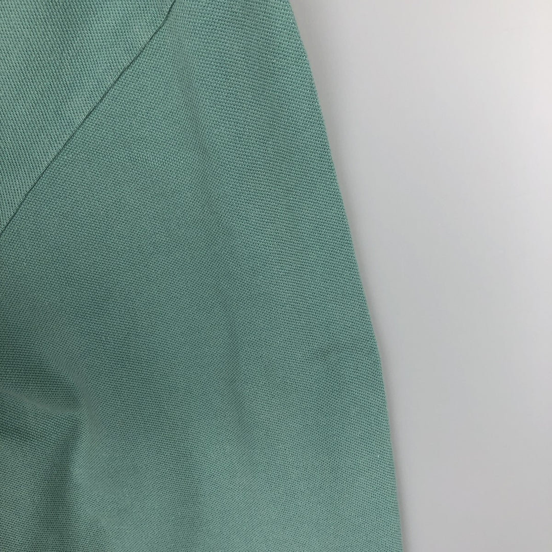 Ralph Lauren POLO by Ralph Lauren long sleeve polo shirt, men's size XXL cotton Emerald green Vintage Second Hand