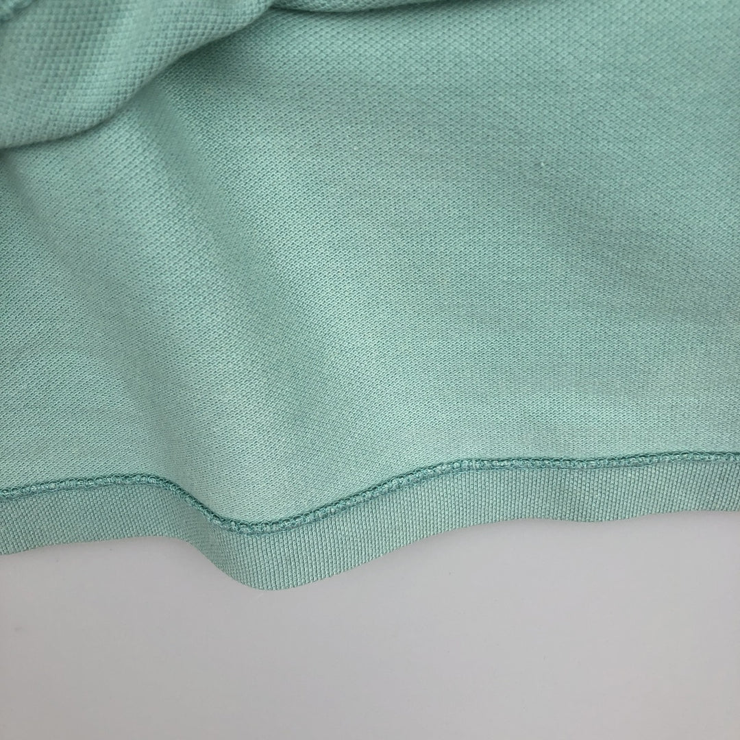 Ralph Lauren POLO by Ralph Lauren long sleeve polo shirt, men's size XXL cotton Emerald green Vintage Second Hand