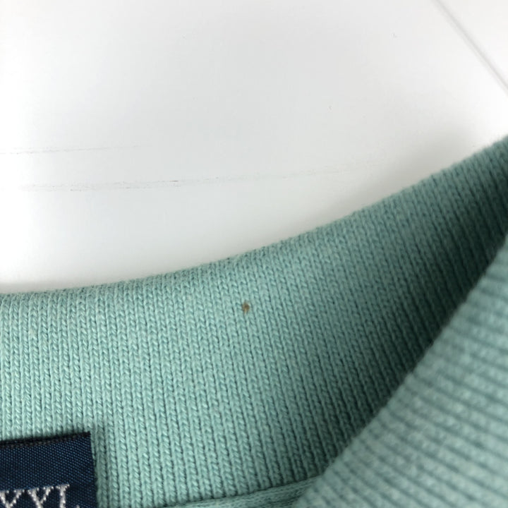 Ralph Lauren POLO by Ralph Lauren long sleeve polo shirt, men's size XXL cotton Emerald green Vintage Second Hand