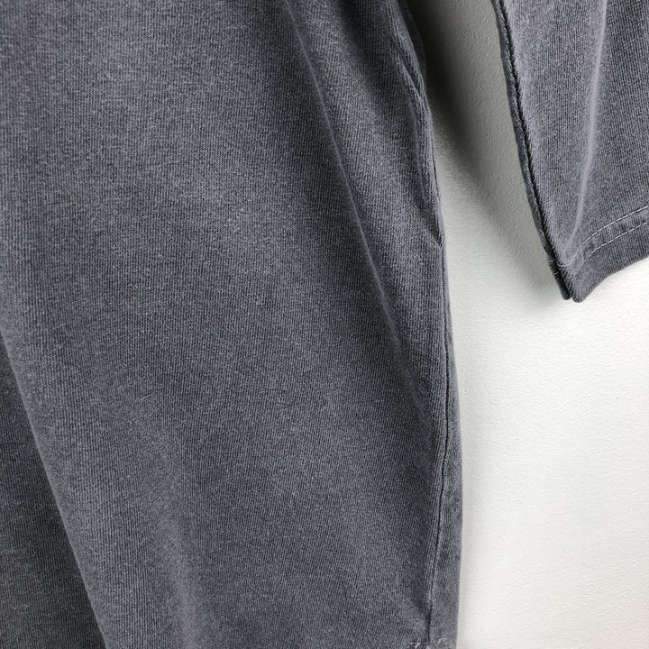 2000'S Harley-Davidson V-neck, 3/4 Sleeve Motorcycle T-shirt, Men's Size L cotton gray type Vintage Second Hand