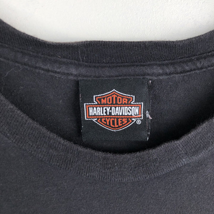 Harley-Davidson Motorcycle Bike T-shirt, Men's Medium cotton black type Vintage Second Hand