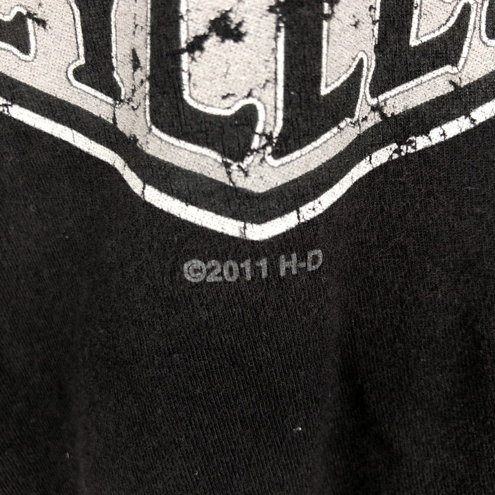 Harley-Davidson Motorcycle Bike T-shirt, Men's Medium cotton black type Vintage Second Hand