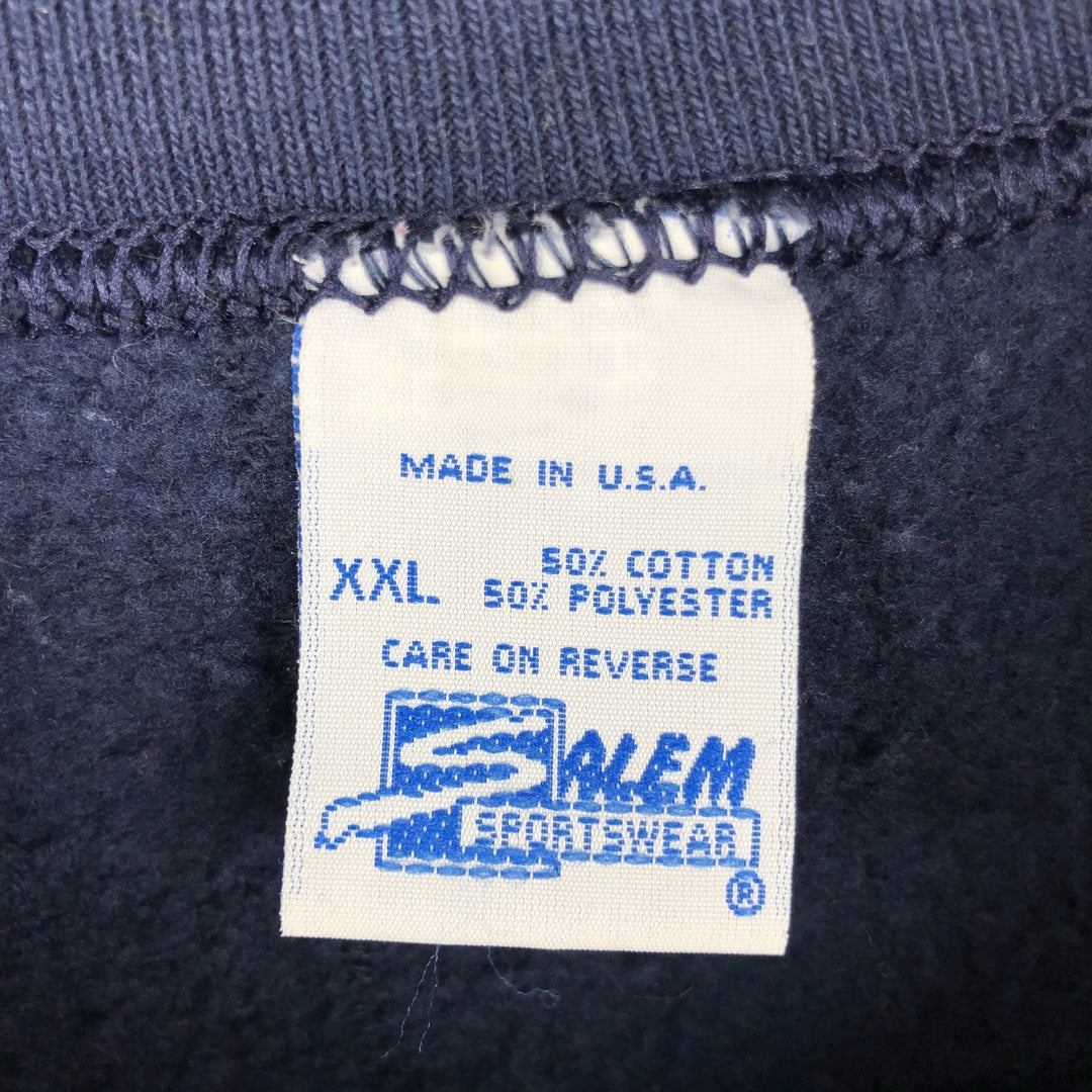 Vintage 90'S SALEM NFL Dallas Cowboys Print Sweatshirt, Made in USA, Men's XXL cotton navy blue type Vintage Second Hand