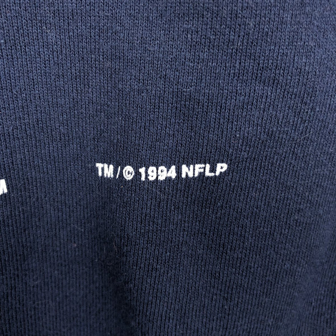 Vintage 90'S SALEM NFL Dallas Cowboys Print Sweatshirt, Made in USA, Men's XXL cotton navy blue type Vintage Second Hand