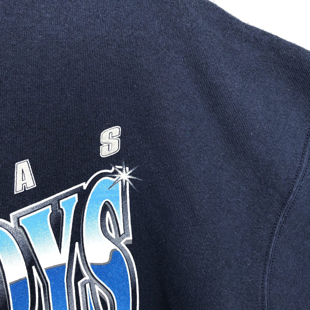 Vintage 90'S SALEM NFL Dallas Cowboys Print Sweatshirt, Made in USA, Men's XXL cotton navy blue type Vintage Second Hand
