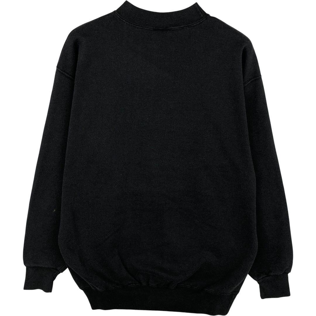 90'S Nutmeg NFL Las Vegas Raiders Logo Sweatshirt, Made in USA, Vintage, Men's Size L cotton black type Vintage Second Hand