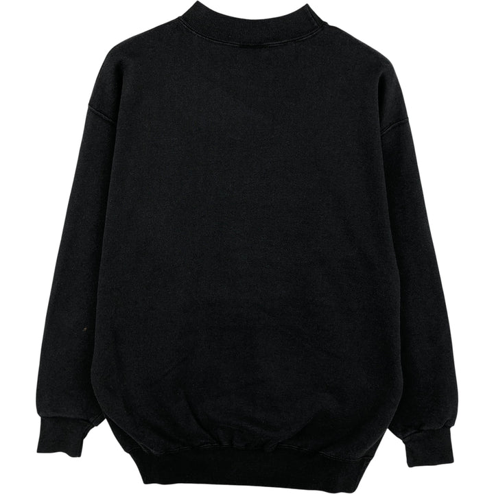 90'S Nutmeg NFL Las Vegas Raiders Logo Sweatshirt, Made in USA, Vintage, Men's Size L cotton black type Vintage Second Hand