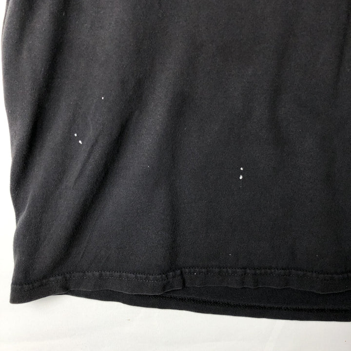 Harley-Davidson Skull Pattern Stars and Stripes Motorcycle T-Shirt, Made in USA, Men's Size XL cotton black type Vintage Second Hand