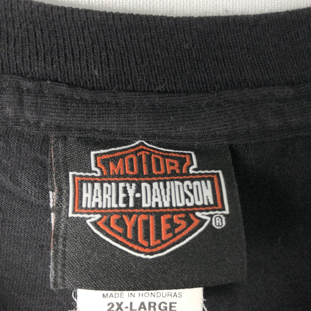 Harley-Davidson Motorcycle Bike T-shirt, Men's XXL cotton black type Vintage Second Hand