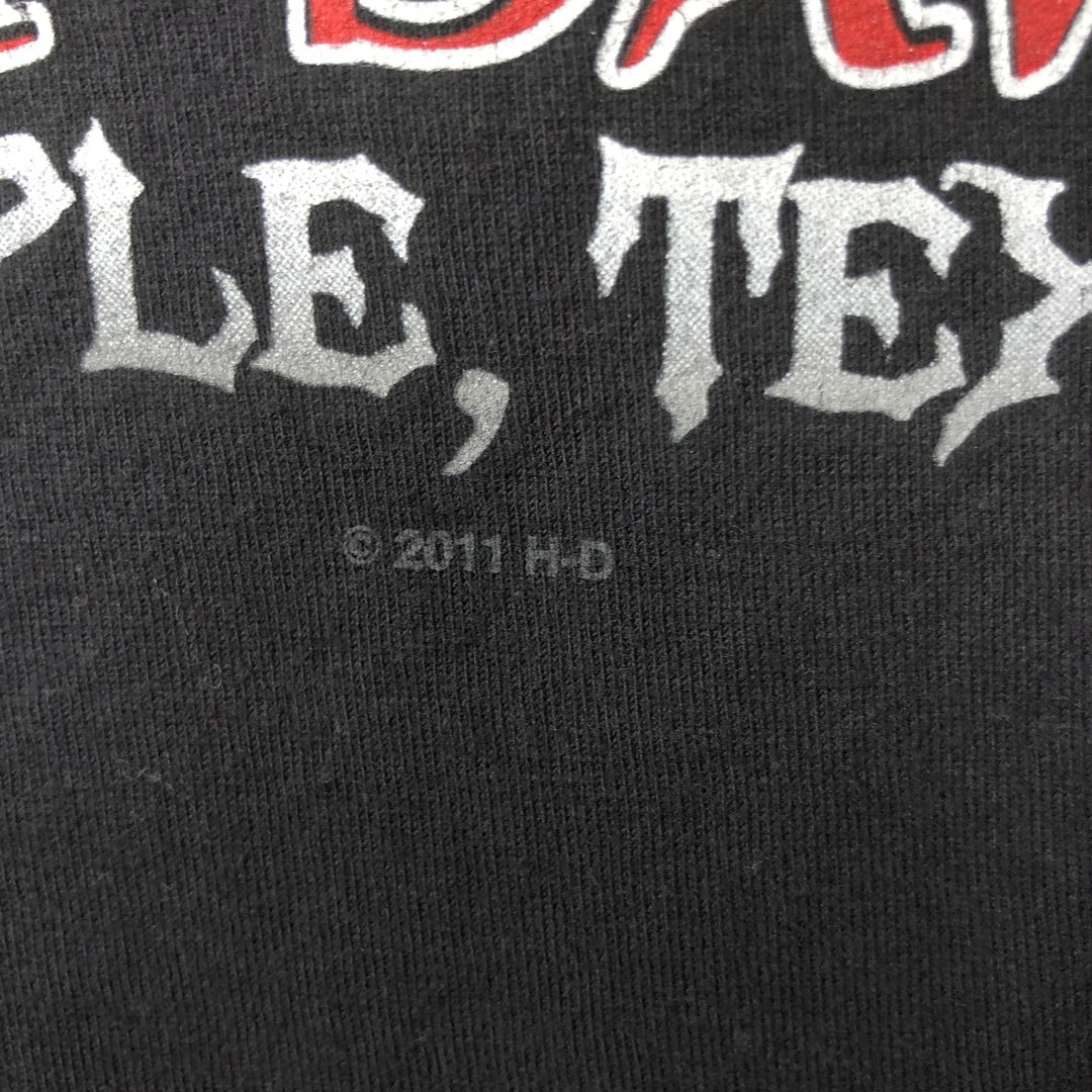 Harley-Davidson Motorcycle Bike T-shirt, Men's XXL cotton black type Vintage Second Hand