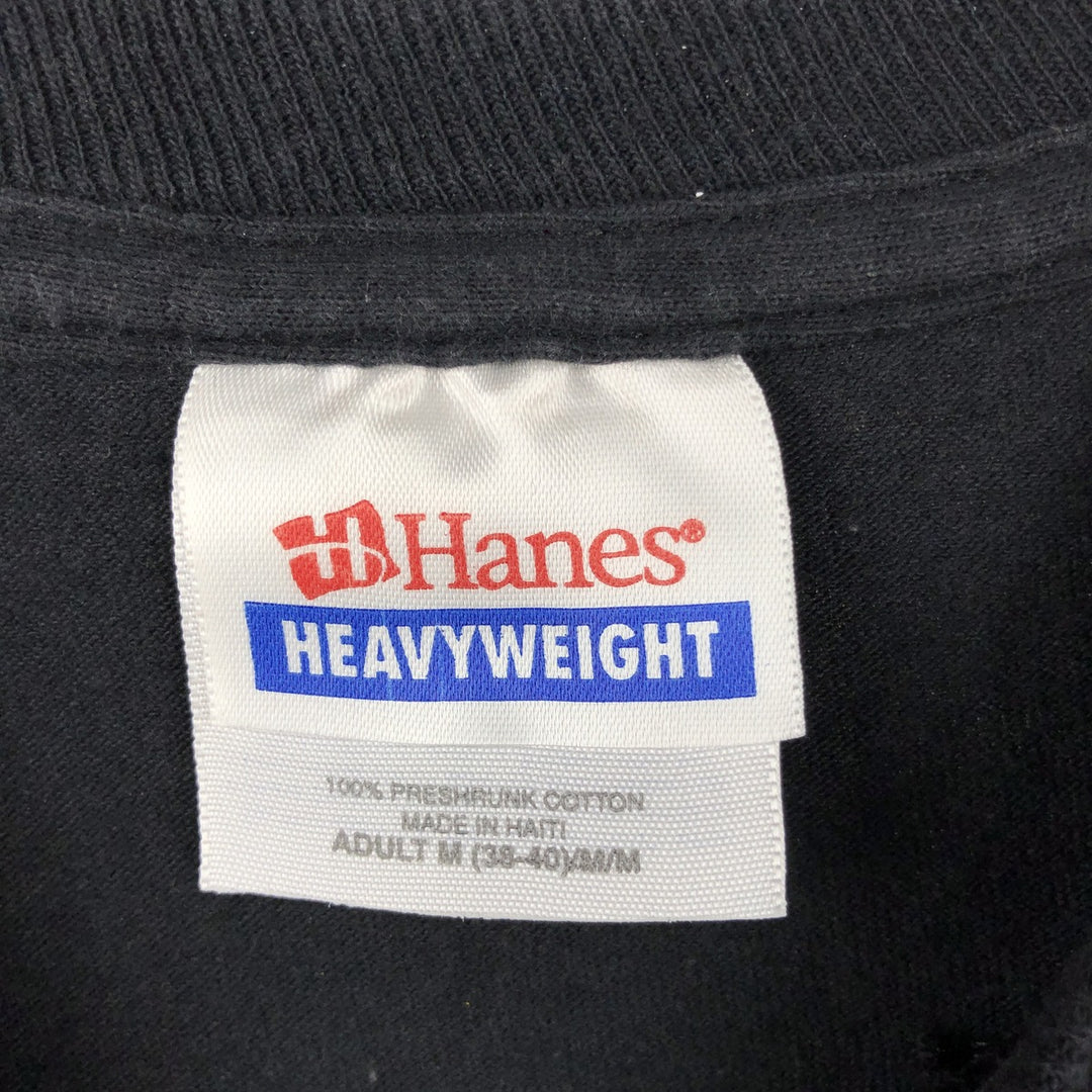 2000'S Hanes Led Zeppelin band T-shirt, men's size M cotton black type Vintage Second Hand