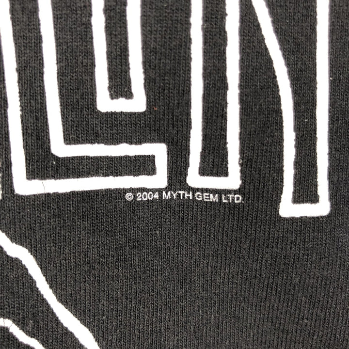 2000'S Hanes Led Zeppelin band T-shirt, men's size M cotton black type Vintage Second Hand