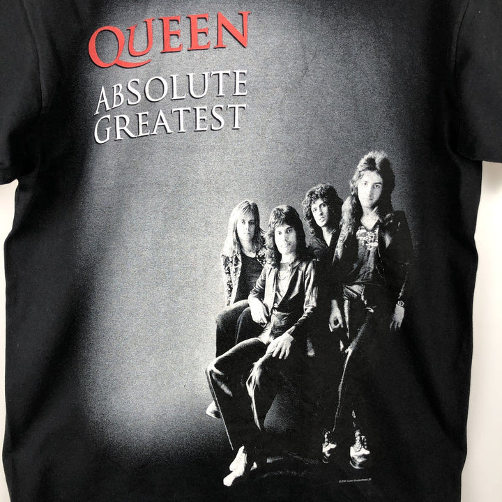 2000'S Fruit of the Loom Queen Band T-Shirt, Men's Size L cotton black type Vintage Second Hand