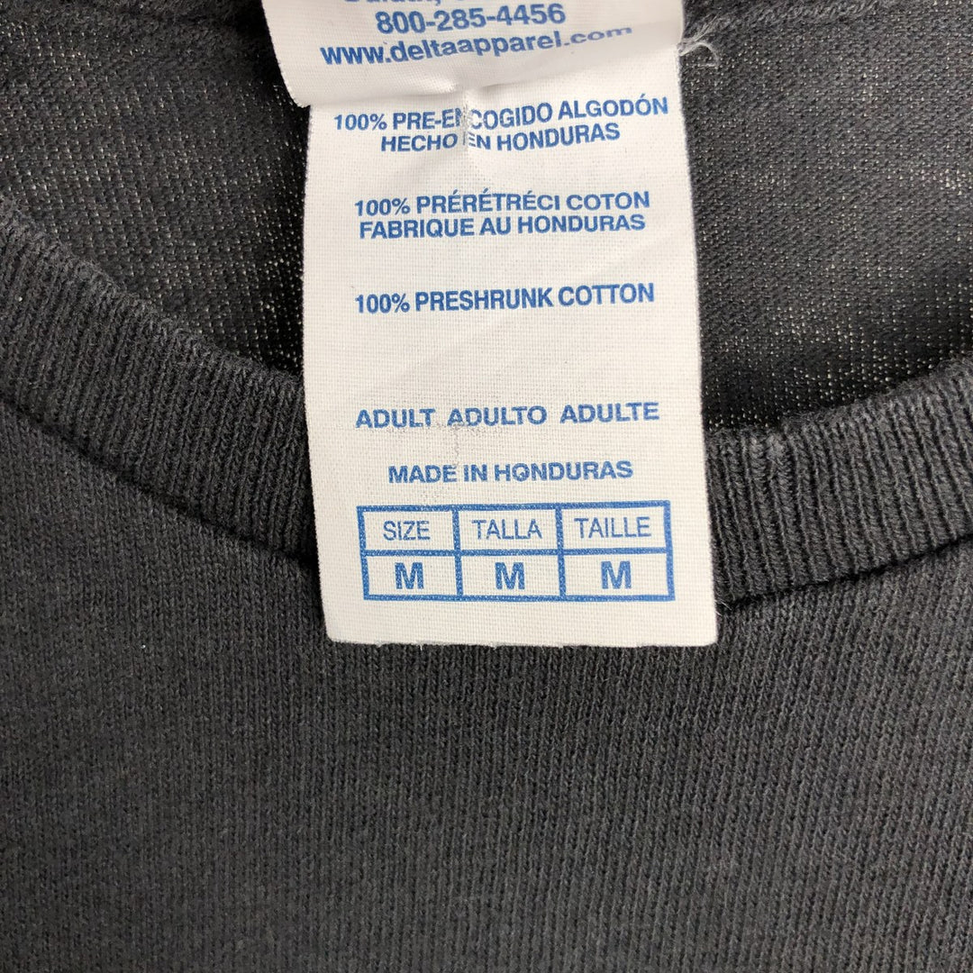 DELTA PRO WEIGHT IRON MAIDEN band T-shirt, size M (men's) cotton black type Vintage Second Hand