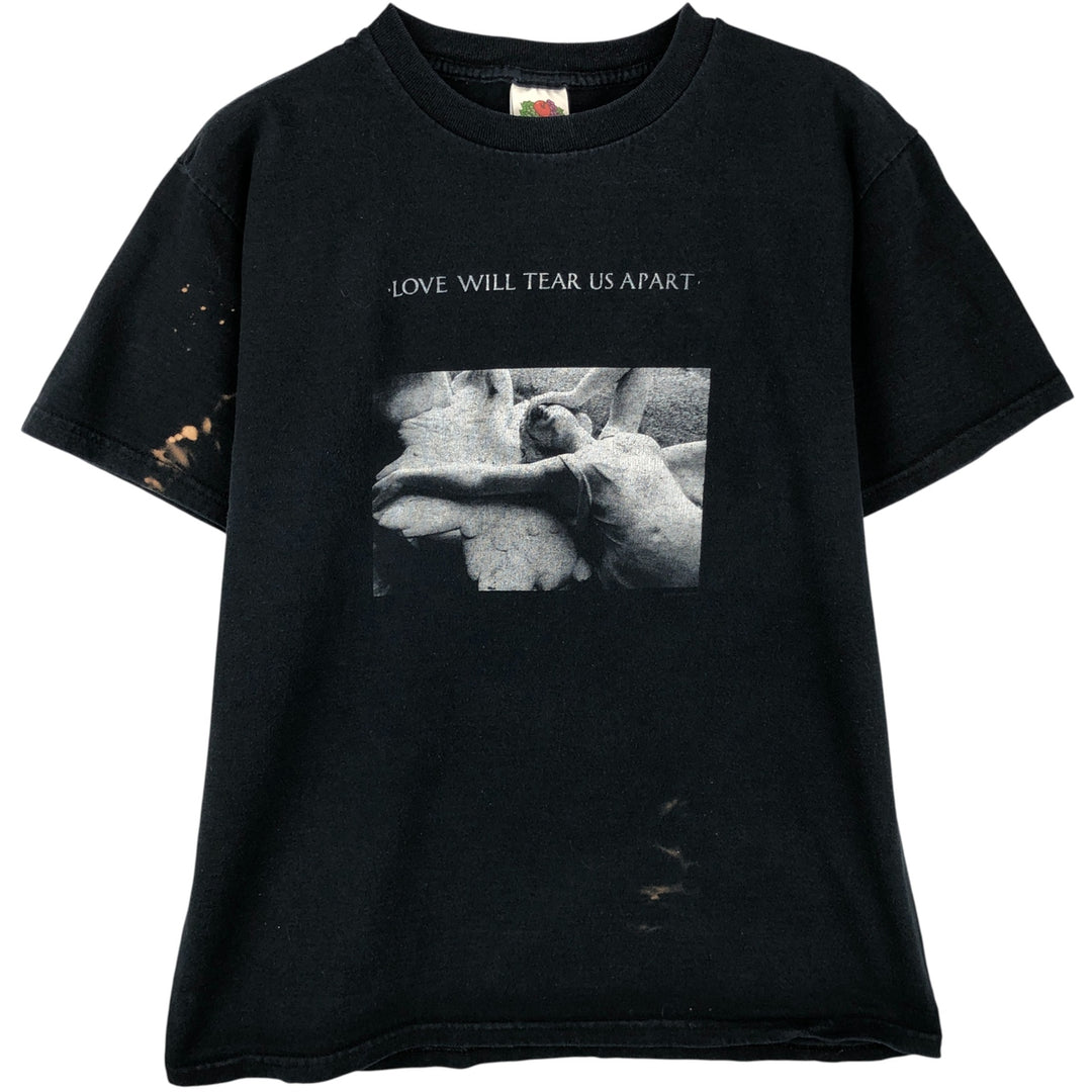 2000'S Fruit of the Loom Joy Division Band T-Shirt, Men's Size Medium cotton black type Vintage Second Hand