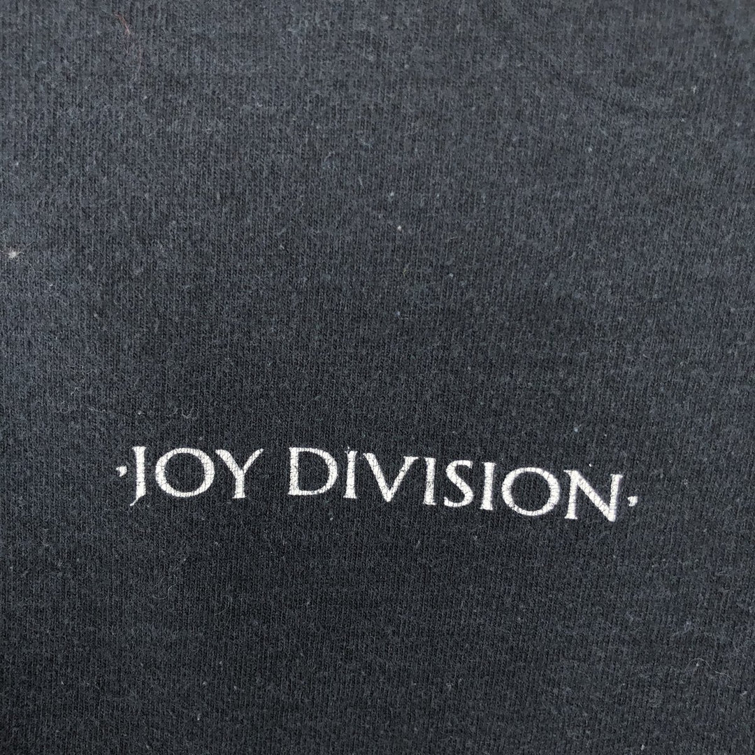 2000'S Fruit of the Loom Joy Division Band T-Shirt, Men's Size Medium cotton black type Vintage Second Hand