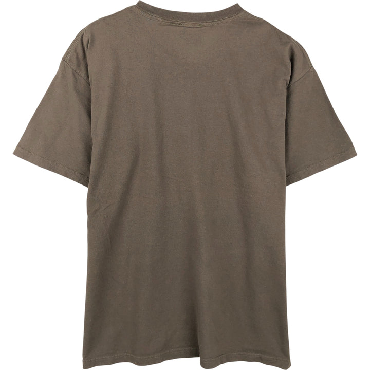 ZION BOB MARLEY Bob Marley Band T-shirt Band T Men's L size cotton Khaki type Vintage Second Hand