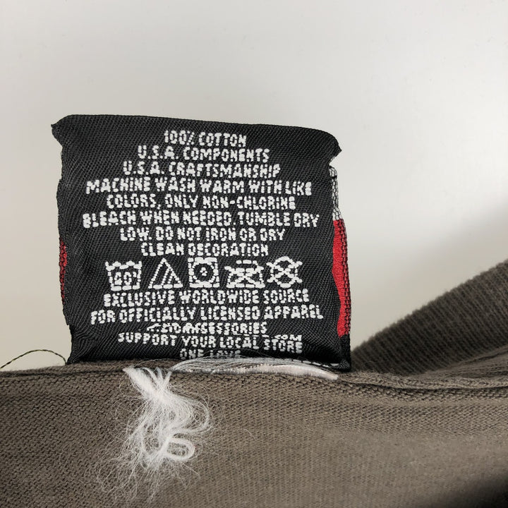 ZION BOB MARLEY Bob Marley Band T-shirt Band T Men's L size cotton Khaki type Vintage Second Hand