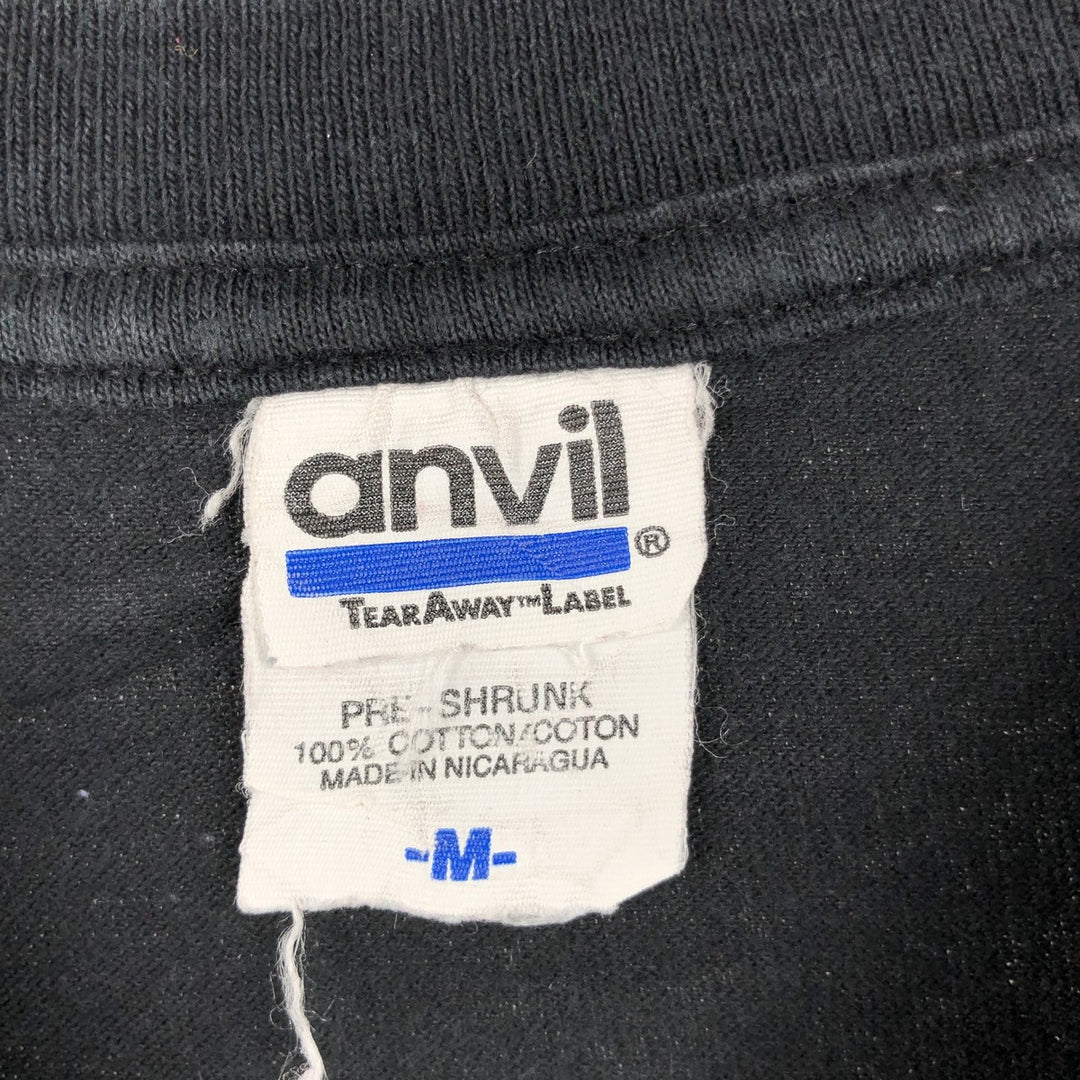 Anvil Metallica Band T-Shirt, Men's Medium cotton black type Vintage Second Hand