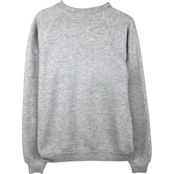 80s-90'S Jerzees College Sweatshirt, Made in USA, Men's Size L, Vintage cotton gray type Vintage Second Hand