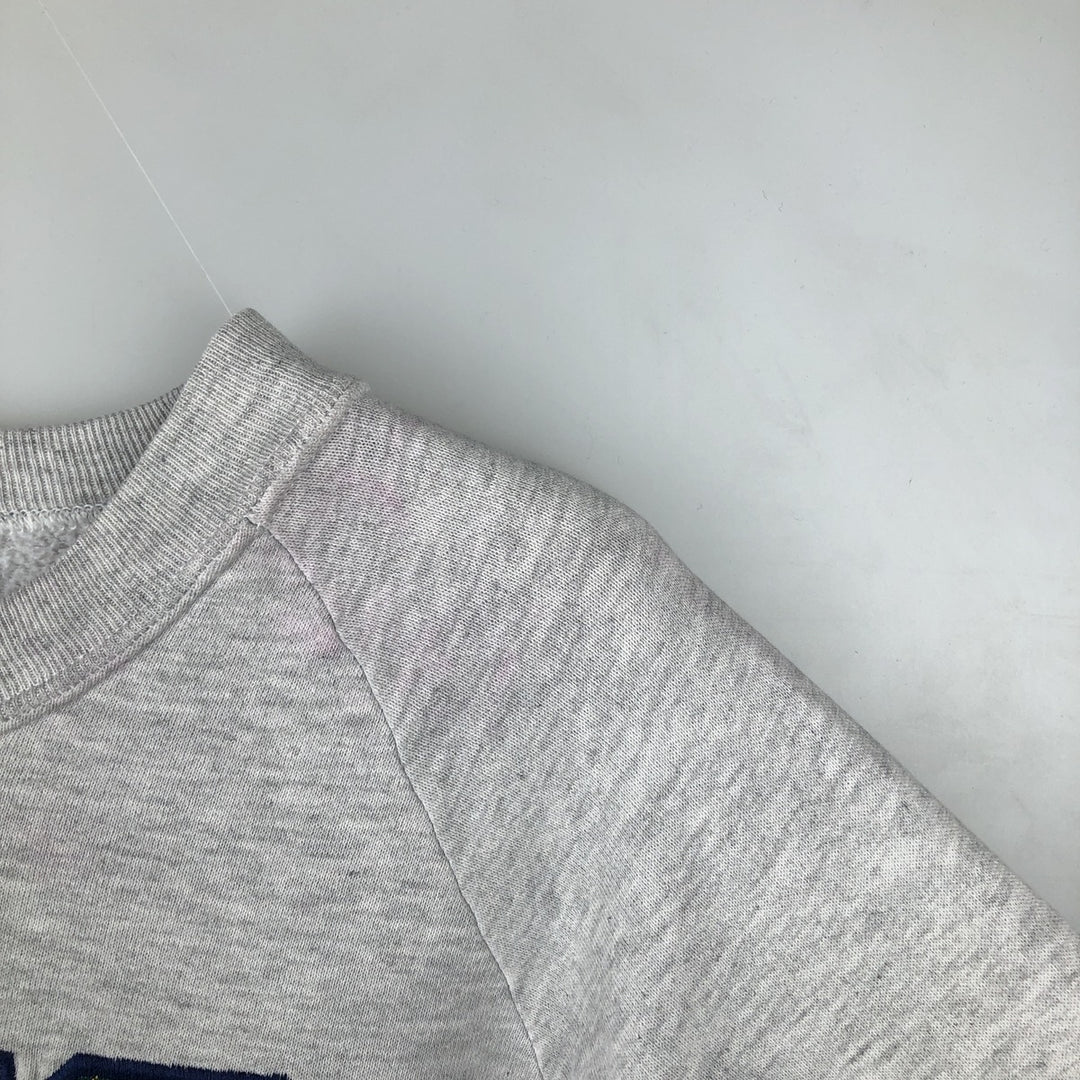 80s-90'S Jerzees College Sweatshirt, Made in USA, Men's Size L, Vintage cotton gray type Vintage Second Hand