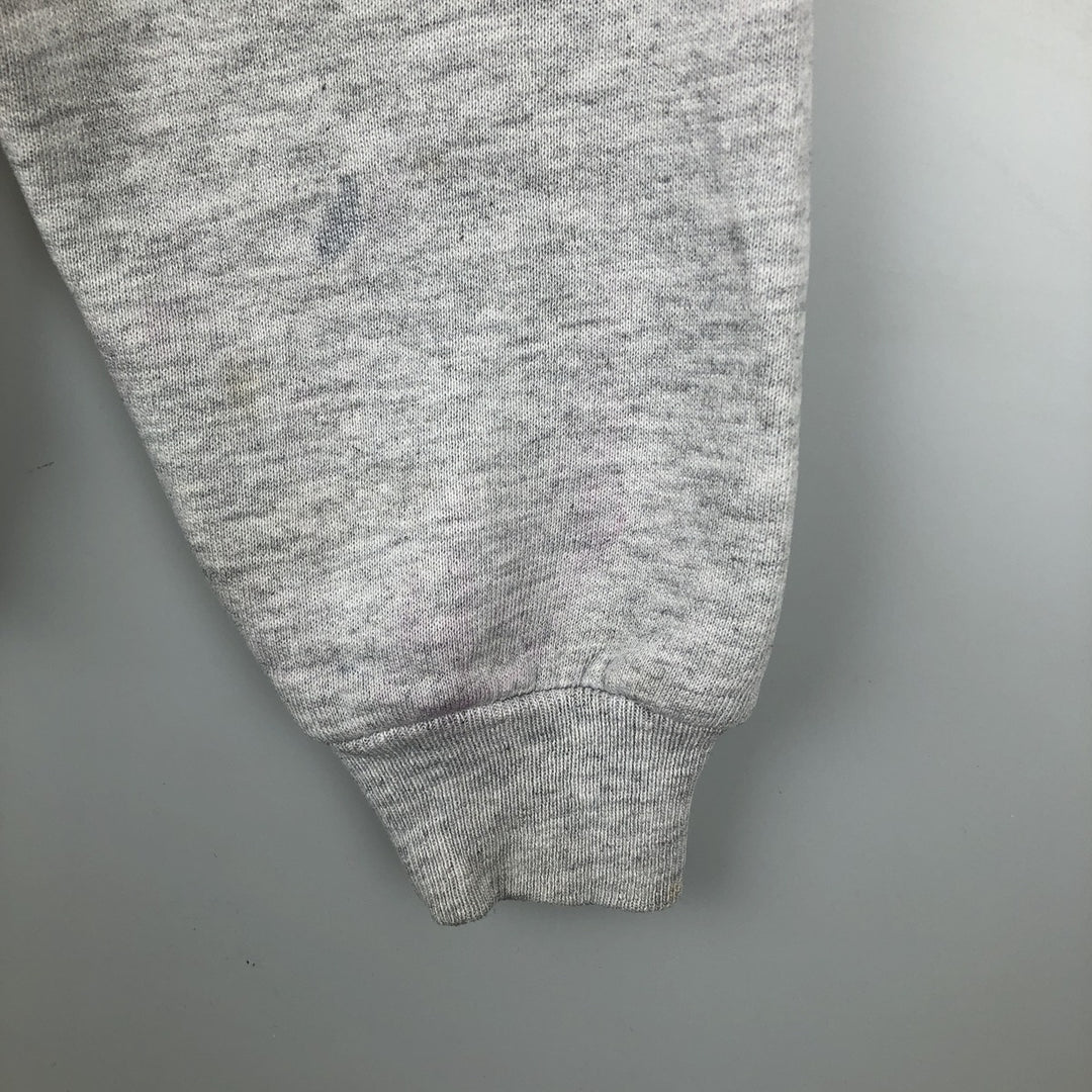 80s-90'S Jerzees College Sweatshirt, Made in USA, Men's Size L, Vintage cotton gray type Vintage Second Hand