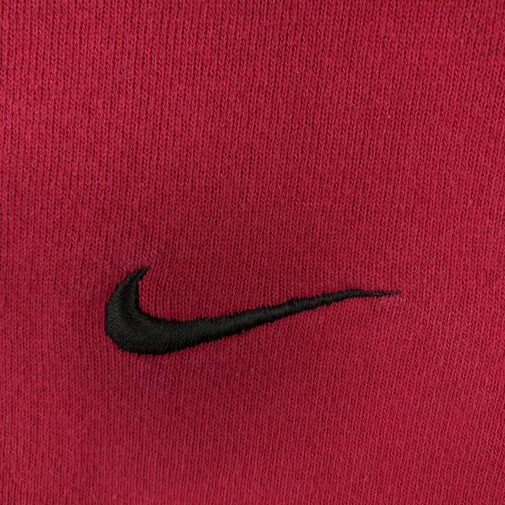 Nike One-Point Logo Sweatshirt, Made in USA, Men's Size L cotton red type Vintage Second Hand