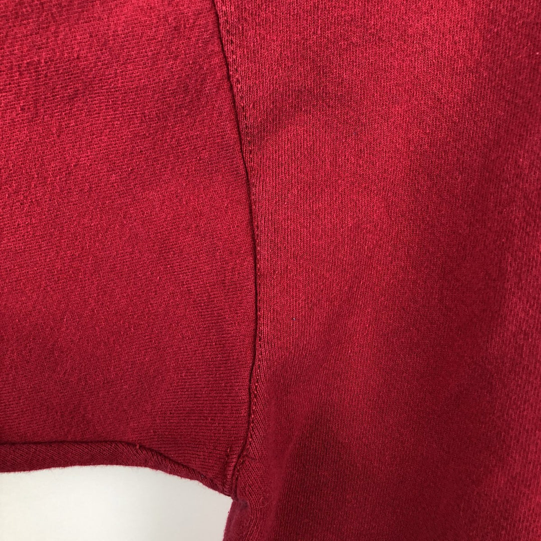 Nike One-Point Logo Sweatshirt, Made in USA, Men's Size L cotton red type Vintage Second Hand