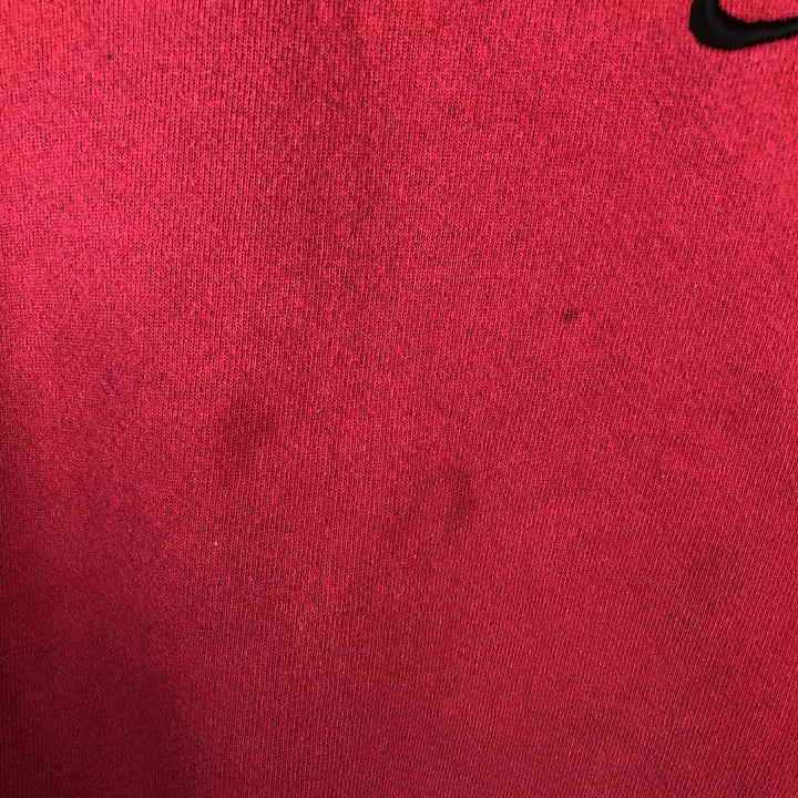 Nike One-Point Logo Sweatshirt, Made in USA, Men's Size L cotton red type Vintage Second Hand