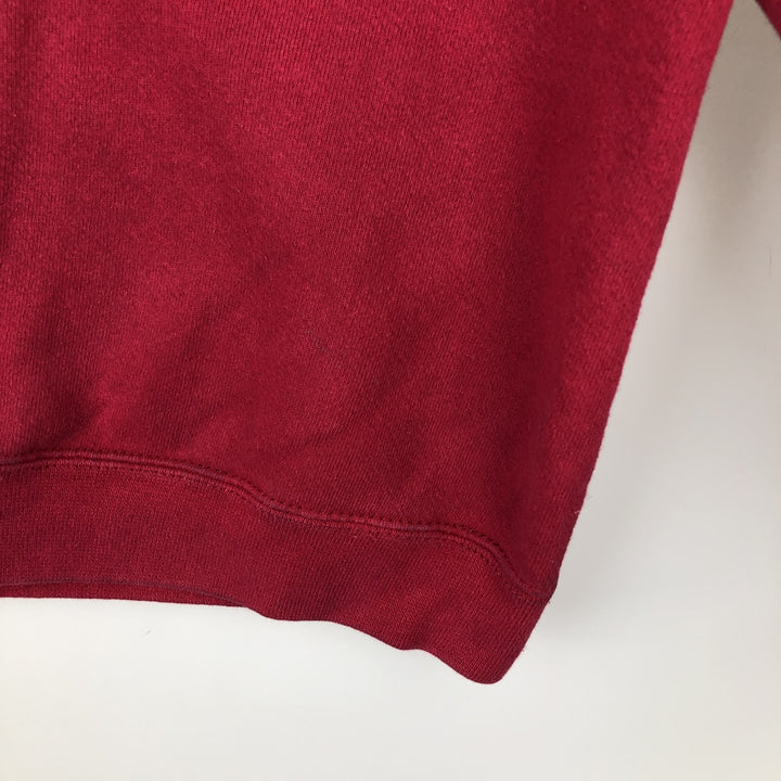 Nike One-Point Logo Sweatshirt, Made in USA, Men's Size L cotton red type Vintage Second Hand