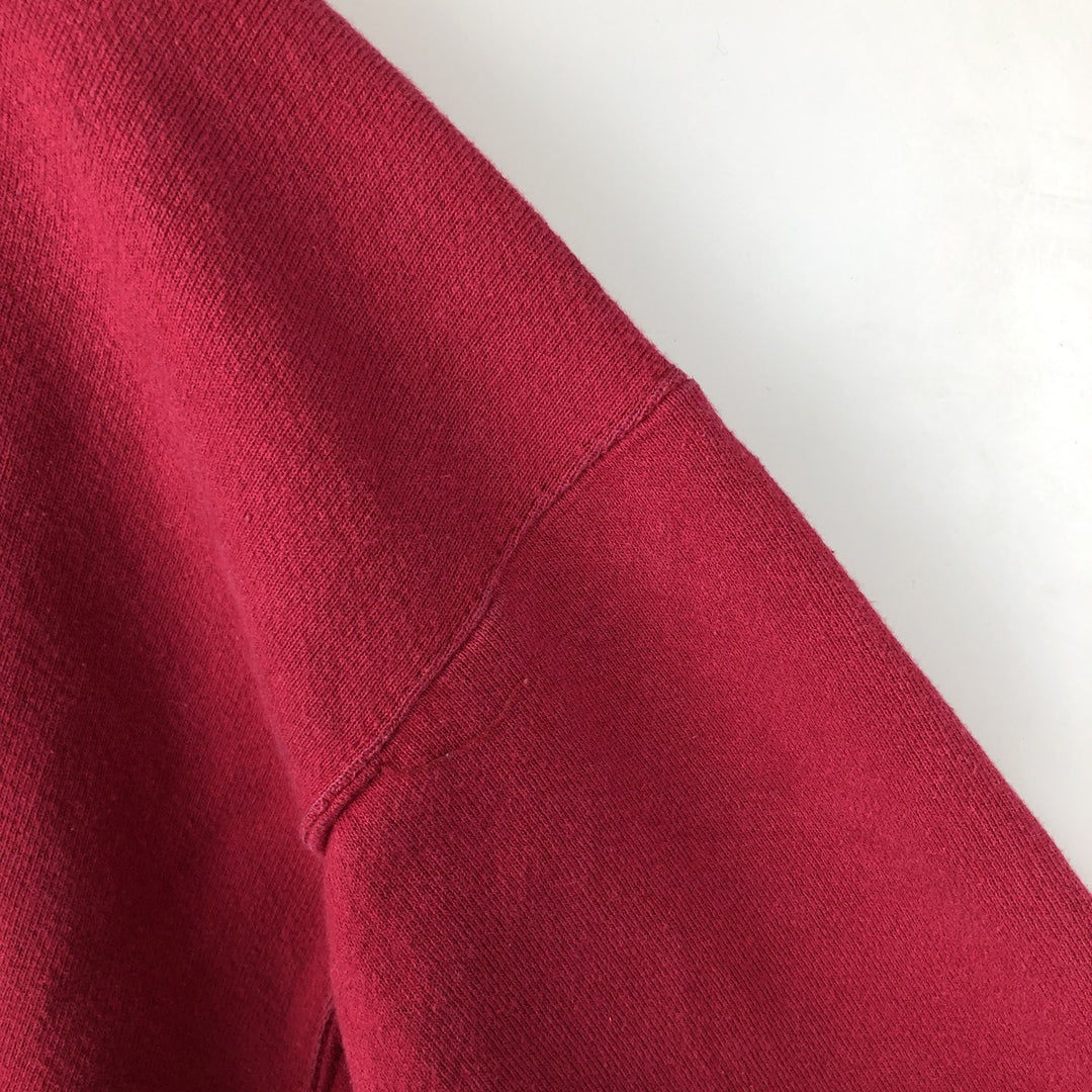 Nike One-Point Logo Sweatshirt, Made in USA, Men's Size L cotton red type Vintage Second Hand