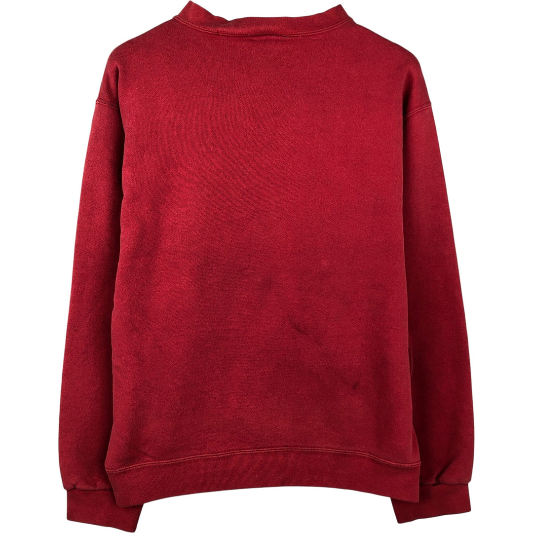 Nike One-Point Logo Sweatshirt, Made in USA, Men's Size Medium cotton red type Vintage Second Hand