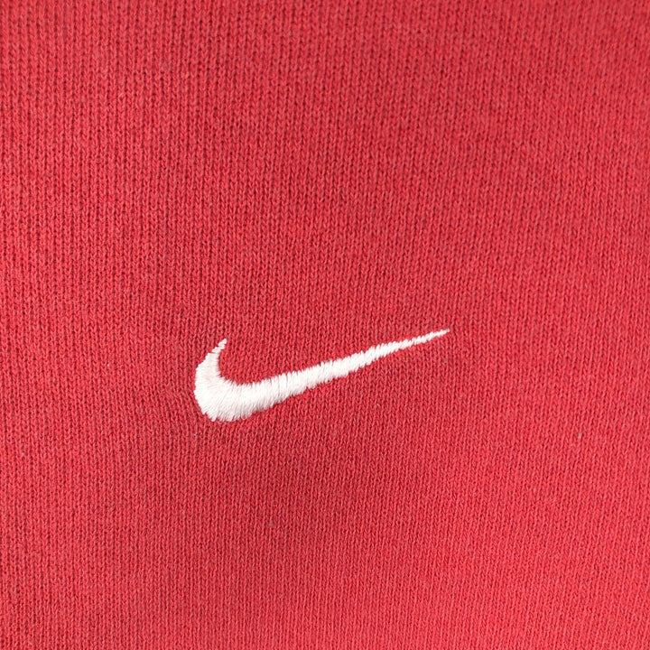 Nike One-Point Logo Sweatshirt, Made in USA, Men's Size Medium cotton red type Vintage Second Hand
