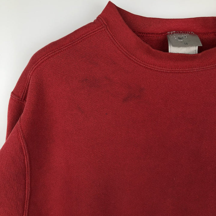 Nike One-Point Logo Sweatshirt, Made in USA, Men's Size Medium cotton red type Vintage Second Hand