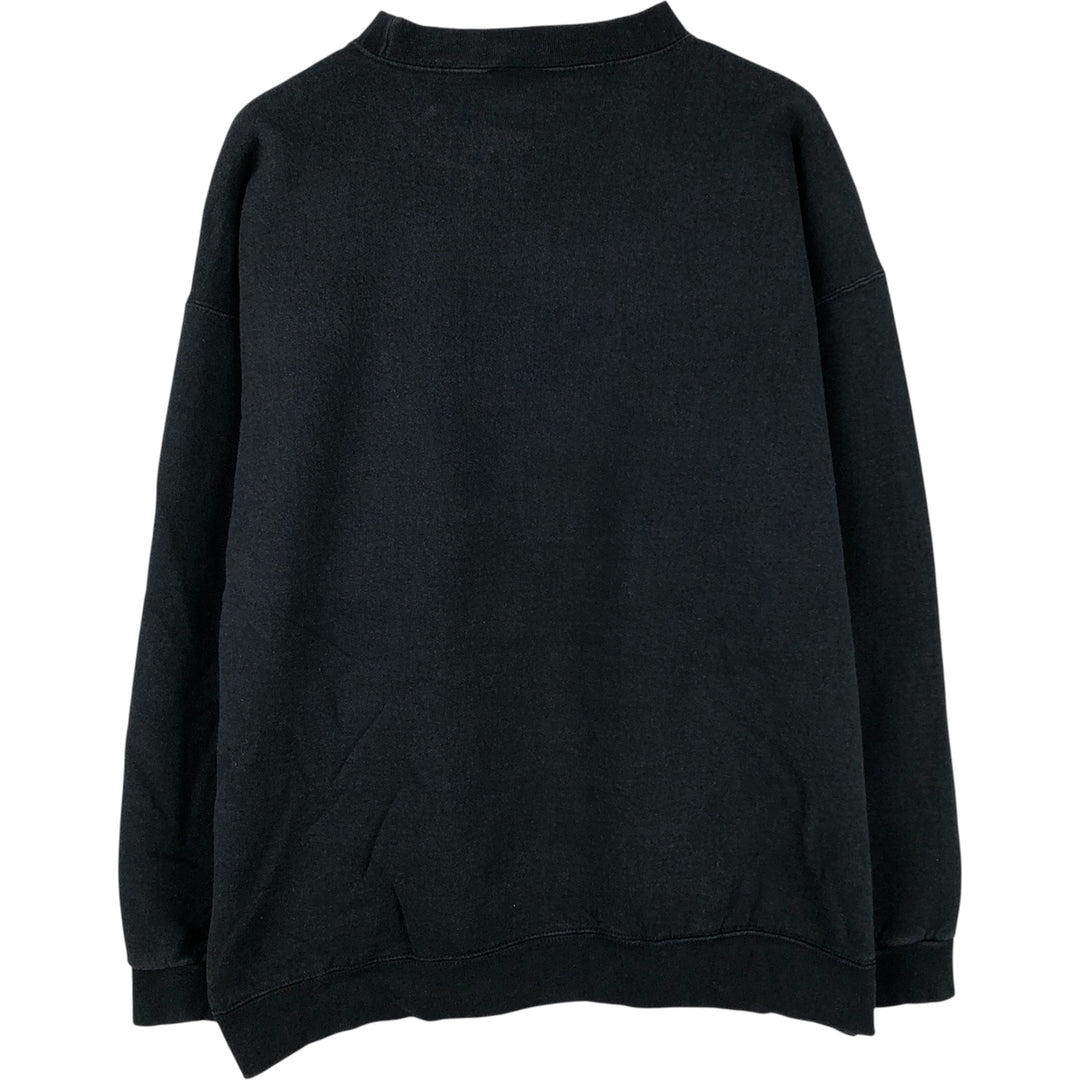 90'S Nike Air logo sweatshirt, Made in USA, Men's XL, Vintage cotton black type Vintage Second Hand