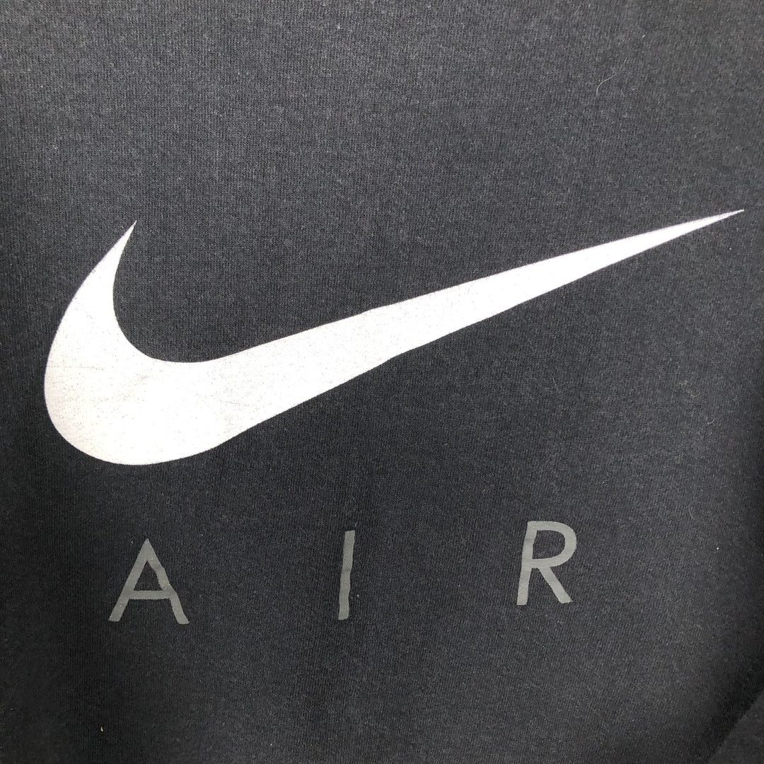 90'S Nike Air logo sweatshirt, Made in USA, Men's XL, Vintage cotton black type Vintage Second Hand