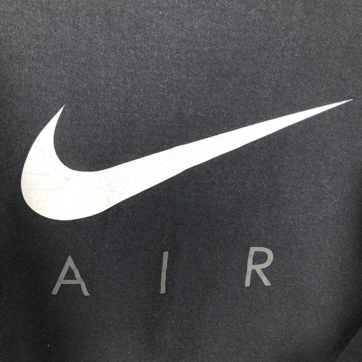 90'S Nike Air logo sweatshirt, Made in USA, Men's XL, Vintage cotton black type Vintage Second Hand