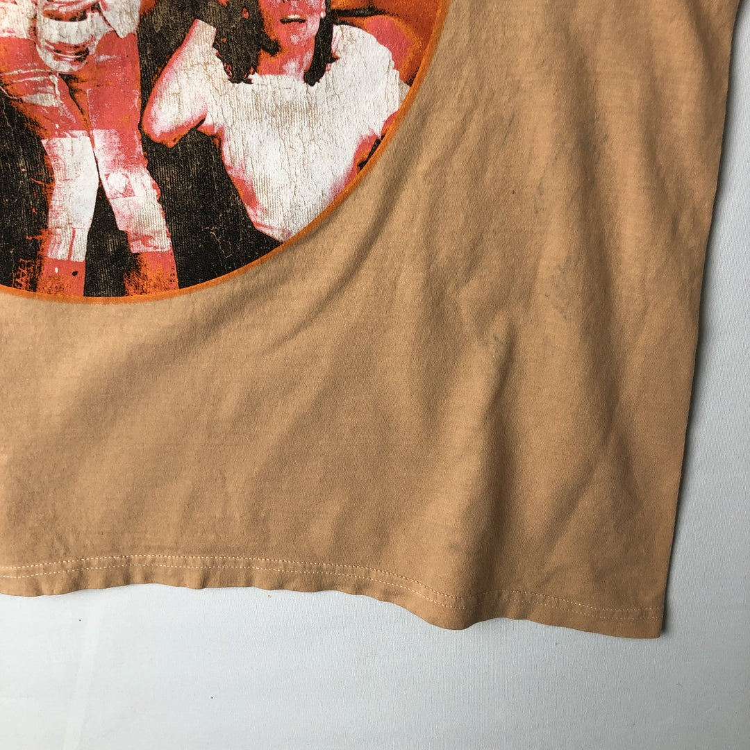 NIRVANA Band T-Shirt, One Size Fits All cotton Beige type Vintage Second Hand