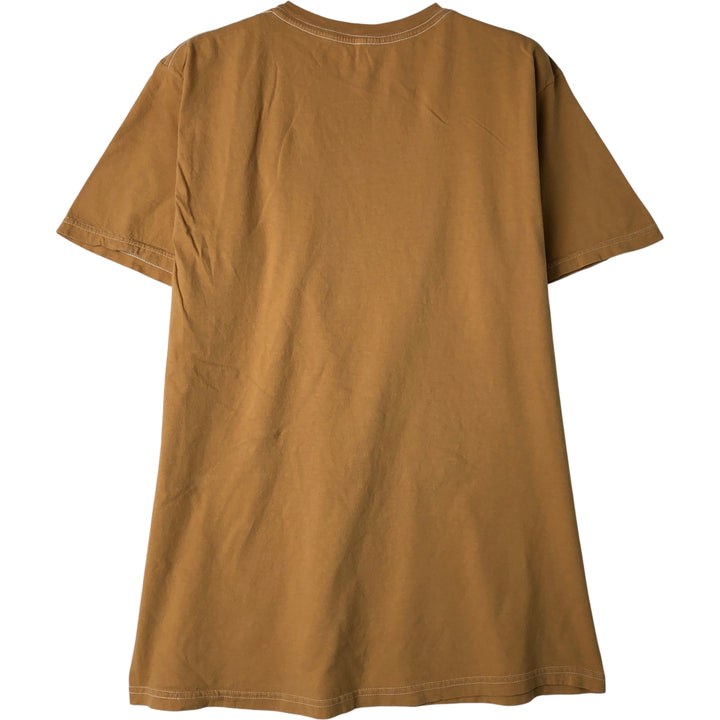 KURT COBAIN Kurt Cobain band T-shirt, band T, men's M size cotton brown type Vintage Second Hand