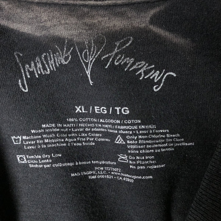 THE SMASHING PUMPKINS Smashing Pumpkins Band T-shirt Band T Men's XL equivalent cotton black type Vintage Second Hand