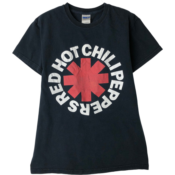 Gildan RED HOT CHILI PEPPERS band T-shirt, men's size small cotton black type Vintage Second Hand
