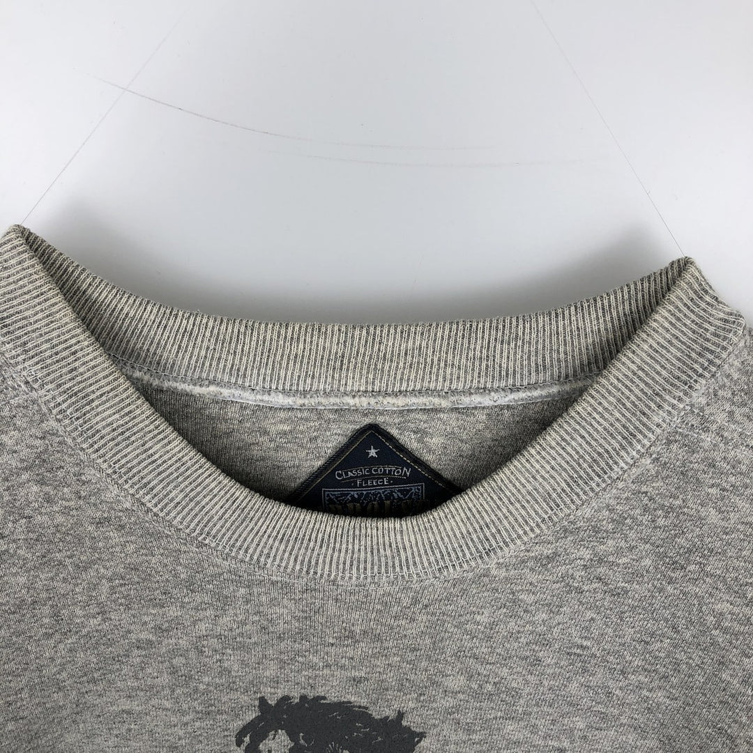 90'S Carrousel Budweiser Advertising Sweatshirt, Made in USA, Men's Size XL cotton gray type Vintage Second Hand